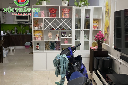 thiết kế thi công tủ rượu cánh kính đẹp tại Hải Phòng