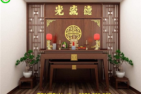xưởng làm vách ngăn ban thờ rẻ đẹp tại Hải Phòng