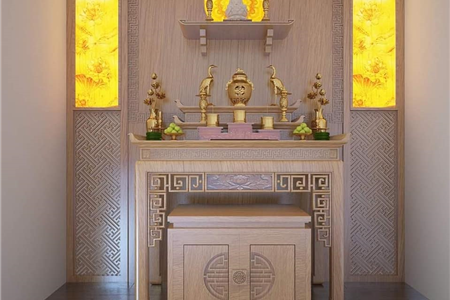Những yếu tố quan trọng bạn cần biết khi đặt phòng thờ trong phòng ngủ