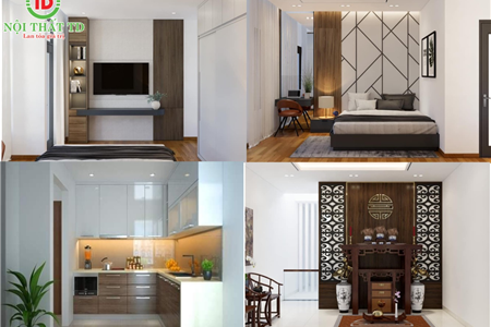 Thiết kế thi công trọn bộ nội thất nhà hiện đại cho chị Thảo - Thuỷ Nguyên - Hải Phòng