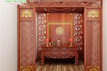THIẾT KẾ THI CÔNG TRỌN GÓI PHÒNG THỜ ĐẸP TẠI HẢI PHÒNG