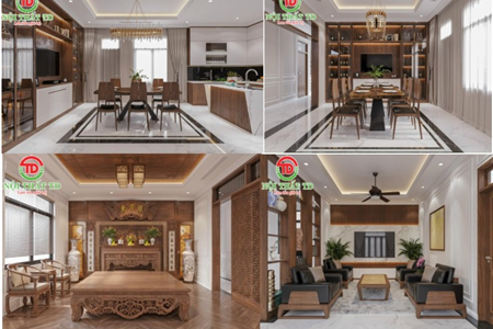 THIẾT KẾ THI CÔNG NỘI THẤT NHÀ VILA - KHÁCH HÀNG DƯƠNG KINH- HẢI PHÒNG