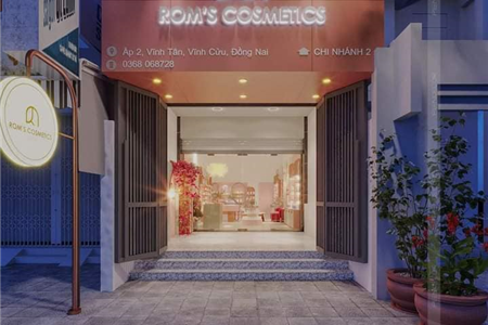 Thiết kế thi công shop mỹ phẩm đẹp rẻ tại Hải Phòng