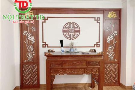15 mẫu vách thờ ốp sau bàn thờ đẹp rẻ phù hợp với mọi không gian thờ tại Hải Phòng