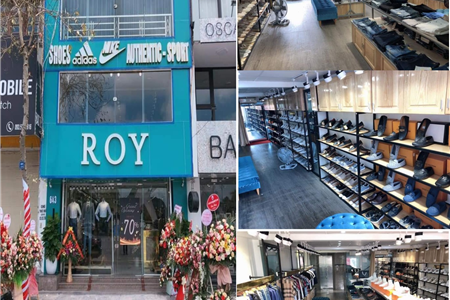 THIẾT KẾ THI CÔNG SHOP THỜI TRANG NAM THỂ THAO ĐẸP TẠI HẢI PHÒNG
