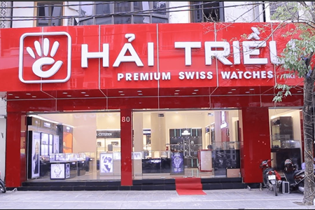 Thiết kế thi công shop đồng hồ & kính mắt đẹp rẻ tại Hải Phòng