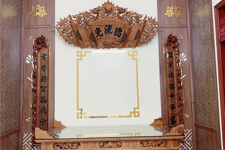 Bí quyết lựa chọn ban thờ đẹp, chất lượng hợp phong thuỷ