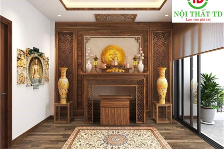 CÁCH BỐ TRÍ LỤC BÌNH, NHANG ÁN VÀ HOÀNH PHI CÂU ĐỐI CHUẨN TRONG PHÒNG THỜ