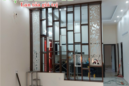 20 mẫu vách cột lam phòng khách đẹp  độc đáo giúp phòng khách thoáng và hiện đại