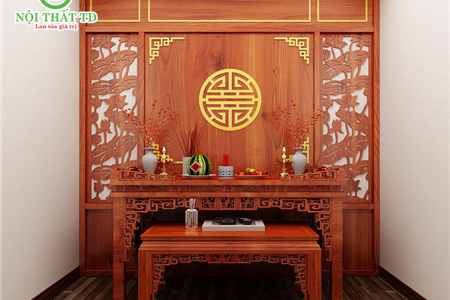 Chi tiết tư vấn cách đặt phòng thờ chuẩn phong thuỷ trong cấu trúc nhà hiện đại hiện nay