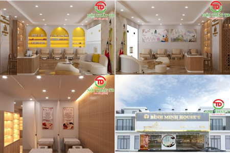 THIẾT KẾ THI CÔNG SPA  DƯỠNG SINH ĐÔNG Y ĐẸP - RẺ - NHANH TẠI HẢI PHÒNG