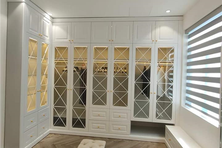 Xưởng sản xuất tủ áo tân cổ điển cánh kính đẹp rẻ tại Hải Phòng