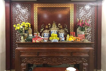 Thiết kế làm mới không gian thờ đẹp chuẩn phong thuỷ tại Hải Phòng