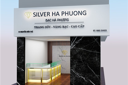 Thiết kế thi công shop Vàng Bạc Hà Phương - 12 NHT Hải Phòng