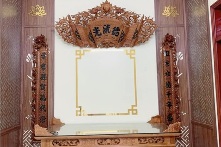 BÀN THỜ GIA TIÊN ĐẸP TẠI HẢI PHÒNG