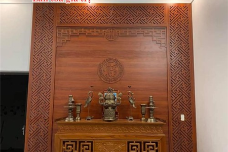 Mẫu bàn thờ gia tiên đẹp BTTD1011